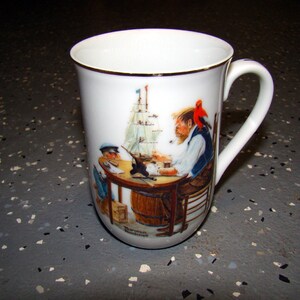 Norman Rockwell (For a Good Boy Mug) Tasse à café - 1982 Collection