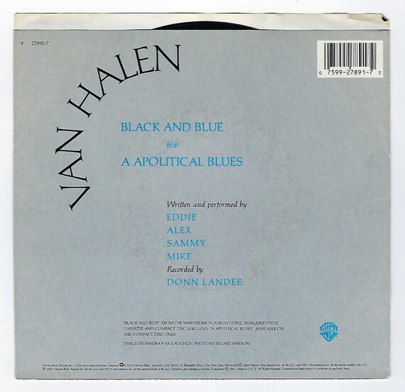 Van Halen Black And Blue
