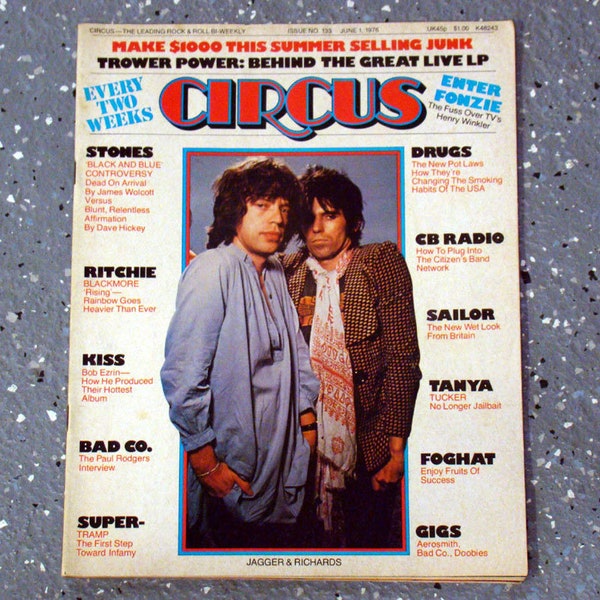 Rolling Stones - Circus Magazine - 1 de junio de 1976