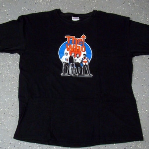 The Who - Bullseye Logo - T Shirt  (Large) - 1990&#39;s - Please Read Description!