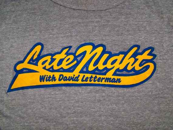 Late Night with David Letterman Original T Shirt … - image 2