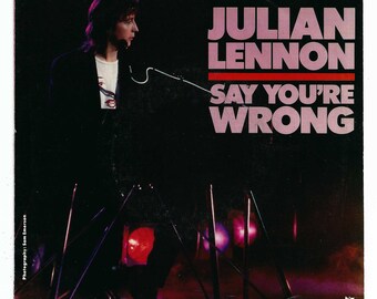 Julian Lennon - Say You're Wrong / Big Mama - Vinyl Record - 45rpm - 1985