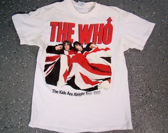 【ヴィンテージ THE WHO ザフー 1981 TOUR Tシャツ】 ヴィンテージ THE WHO ザフー 1981 TOUR Tシャツ】