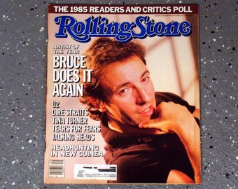 Bruce Springsteen - Rolling Stone Magazine Issue# 468 - 1986