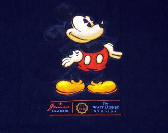 Mickey Mouse - Genuine Classic - Walt Disney Studios - Camiseta - (Grande) - Por favor, lea Descripción!