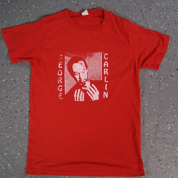 George Carlin, die es nur tut weh, wenn ich denke, 1988-T-Shirt (klein) - Bitte lesen Sie die Beschreibung!