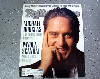 Michael Douglas - Rolling Stone Magazine Issue# 517 - 1988