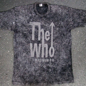 The Who Maximum R&B/Union Jack T Shirt (Large) - Please Read Description!