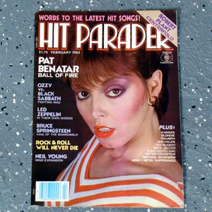 Pat Benatar - Hit Parader Magazine - February 1983