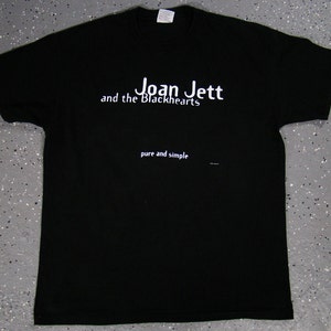 Joan Jett Pure and Simple Tour T Shirt 1994 (large) - bitte Beschreibung lesen!