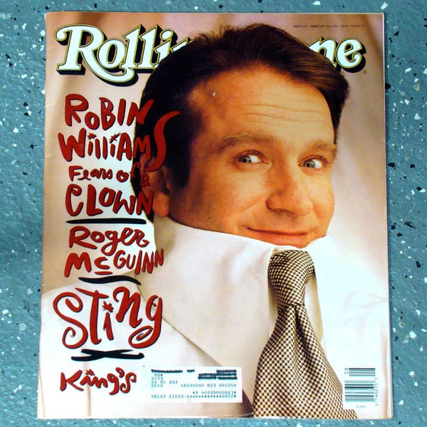 Robin Williams - Rolling Stone Magazine Issue 598 - 1991