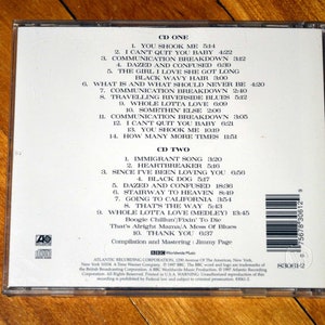 Led Zeppelin BBC Sessions Compact Disc 2 Disc Set 1997 image 2