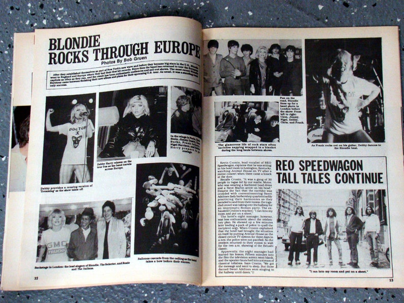 Blondie Hit Parader Magazine July 1980 - Etsy