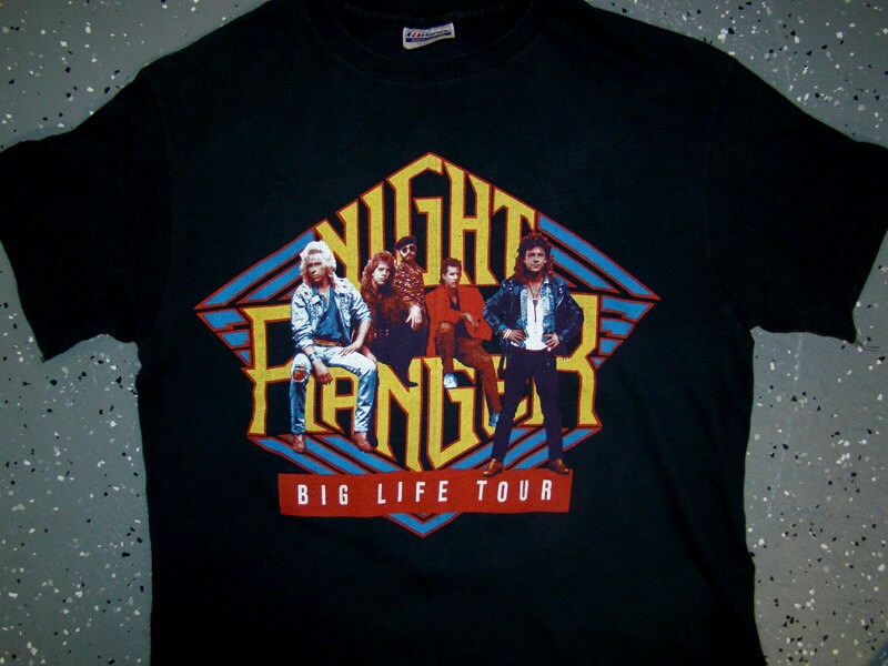 Night Ranger Big Life Tour T Shirt 1987 