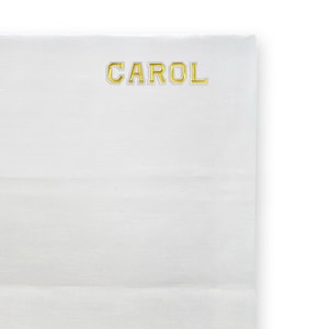 Personalized Name 100% Natural Linen Flat Roman Shade For Kid&#39;s & Nursery Room/CL1010