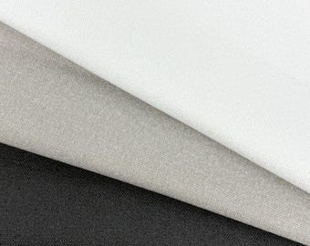 Tela opaca de lino sintético de 3 capas cortada a medida / 54" de ancho / CL1178