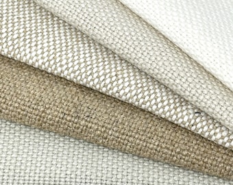 Medium Heavy Weight 100% Linen Weave Fabric by the Yard, 55" Width, CL1120