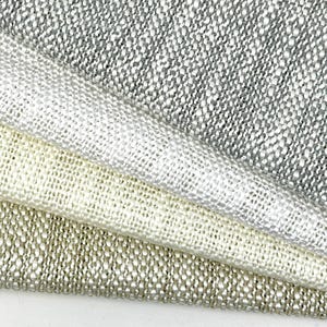 Medium Weight Faux Blend Linen Sheer Fabric by the Yard / 60&quot; Wide / CL1030