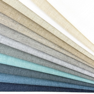 Medium Weight Blend Linen Fabric by the Yard | 54"Width | CL1040