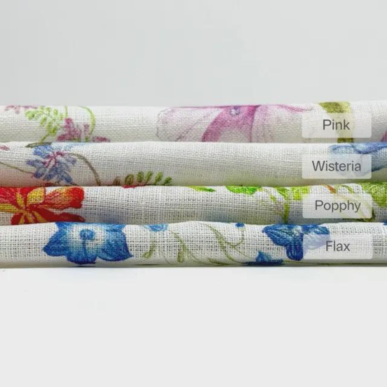 Floral Print 100% Linen Fabric by the Yard | 58"width | CL1021 - Etsy