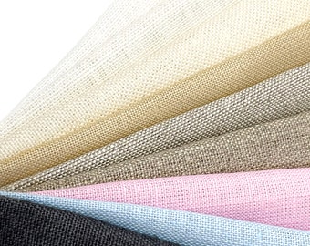 Belgian 100% Natural Medium Weight Linen Fabric / 54&quot; Width / CL1051