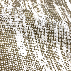 Abstract Linen Blend Sheer Fabric by the Yard / 54&quot; Wide / CL1031