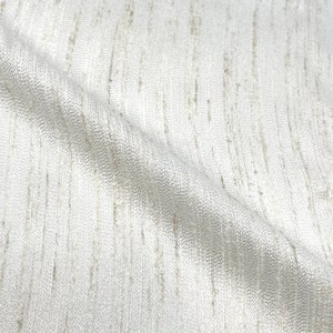 Textured Irregular Linen Blend Fabric by the Yard / 118&quot; Wide / CL1061