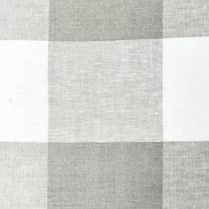 Checkered Square Multi Color 100% Linen Fabric by the Yard / 54&quot; Width / CL1125