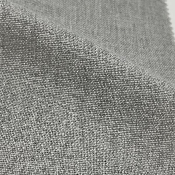 Gray Faux Linen Roman Shade, Farmhouse Roman Shade/CL1040