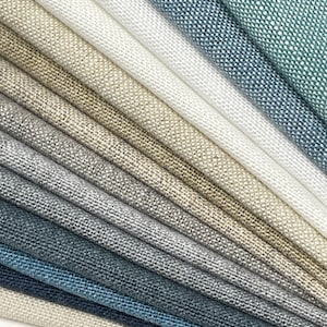 Medium Weight Blend Linen Fabric by the Yard / 54&quot; Wide / CL1040