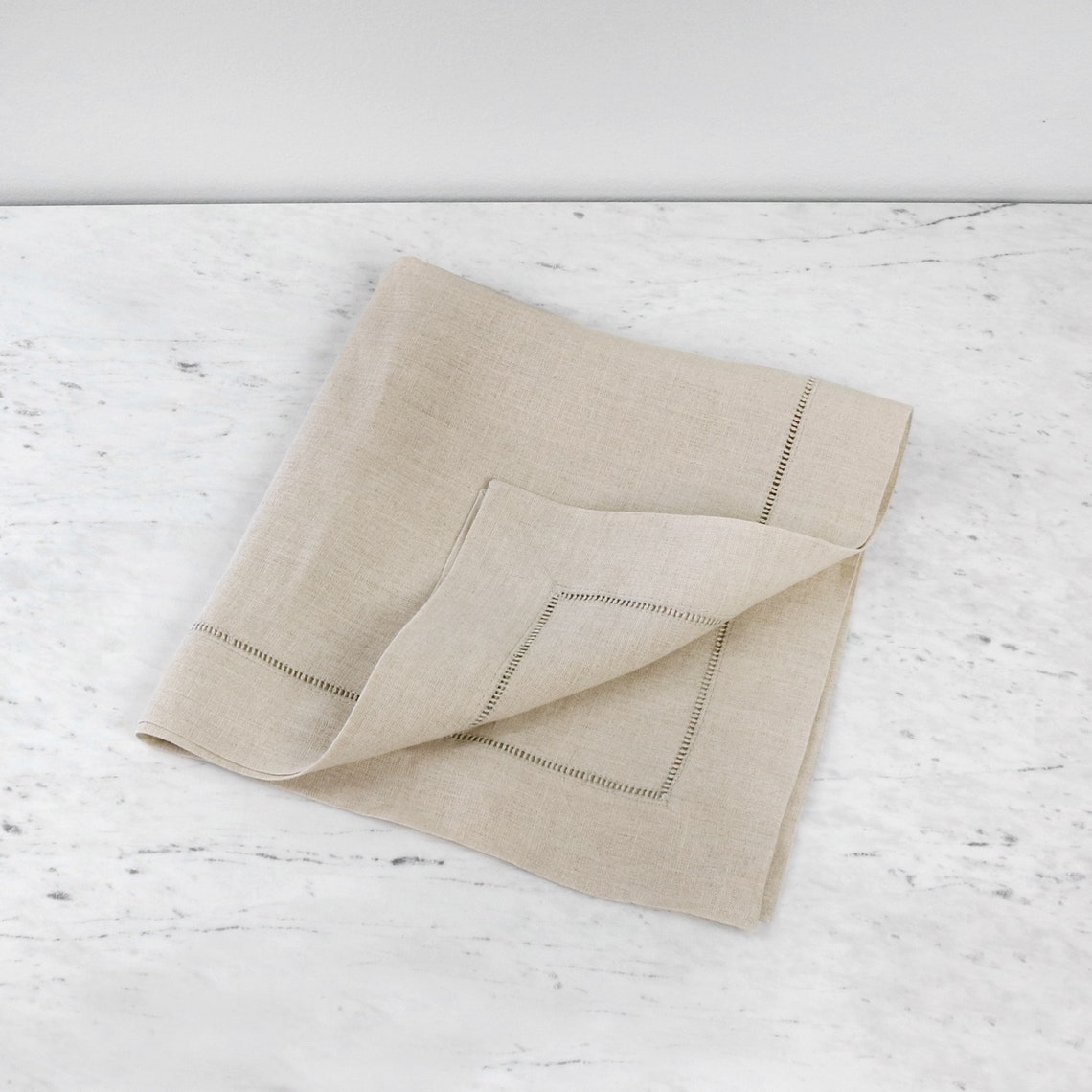 Linen napkin set of 4 / Bulk Linen Napkin / Hemstitch Napkins Etsy
