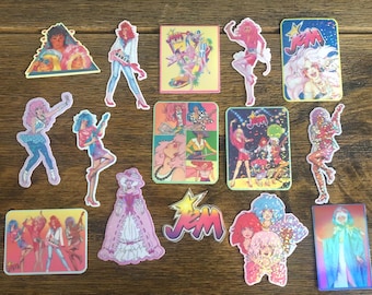 Jem Inspired Rainbow Holographic Stickers *YOU CHOOSE #2*
