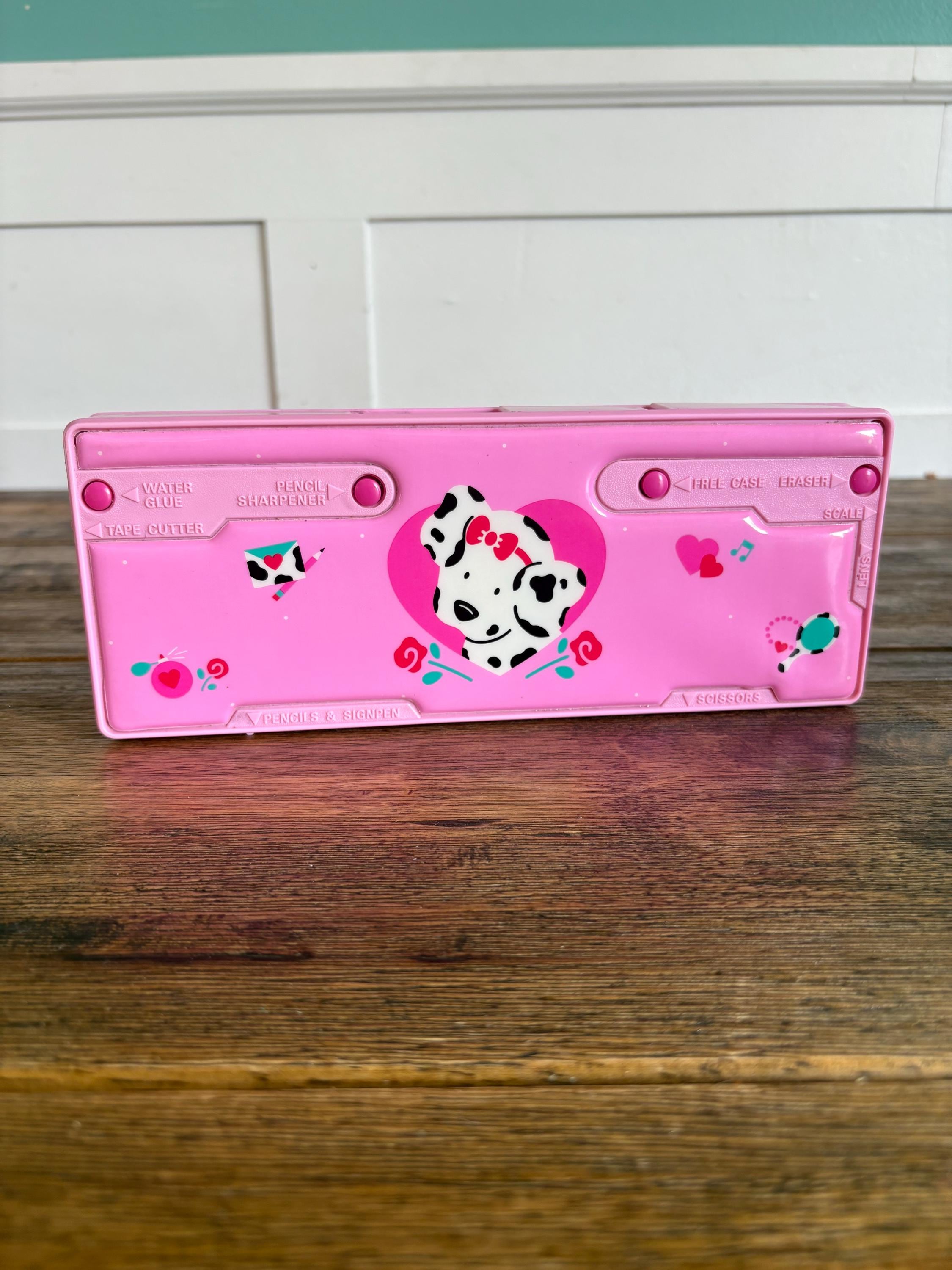 Vintage 90's Sanrio “spottie Dottie” Puffy Transformer Pencil Case