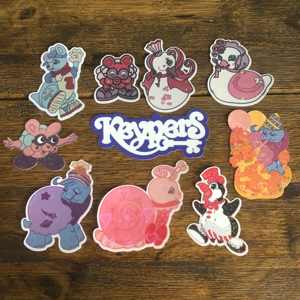 Vintage Keyper Inspired Holographic Stickers *YOU CHOOSE*