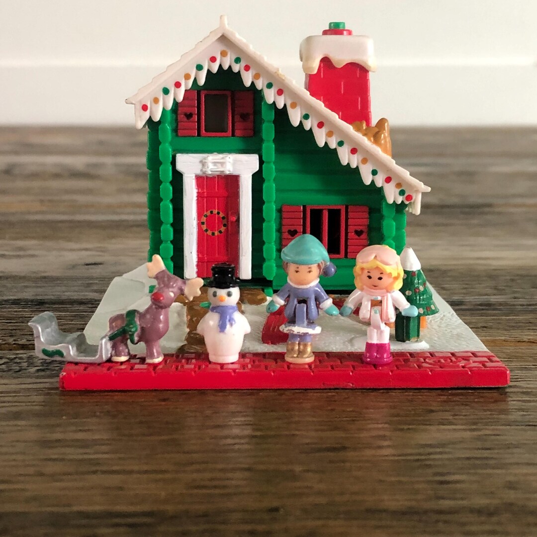 Polly pocket bluebird 1993 ski lodge chalet de ski sans le p à Landiras