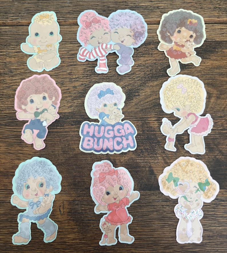 9 Pack Huggabunch Sticker Pack~ - Etsy