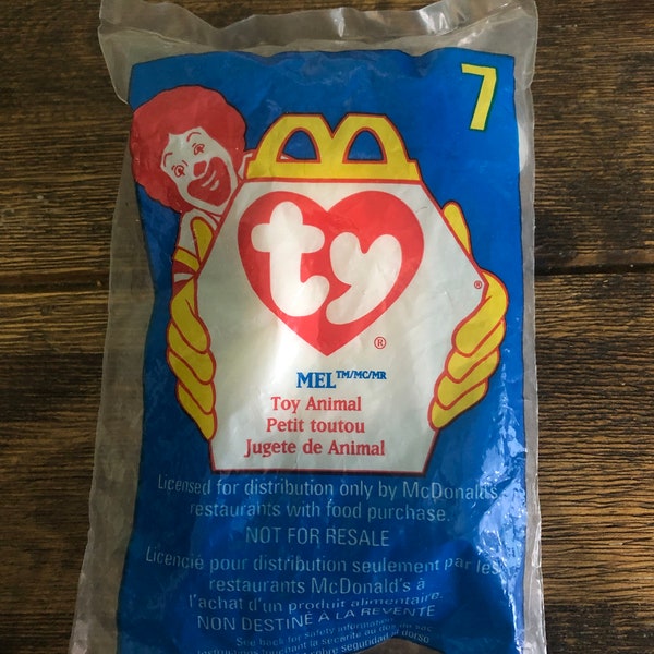 1998/93 *ULTRA RARE* Tag error McDonald’s Beanie Baby #7 Mel Koala