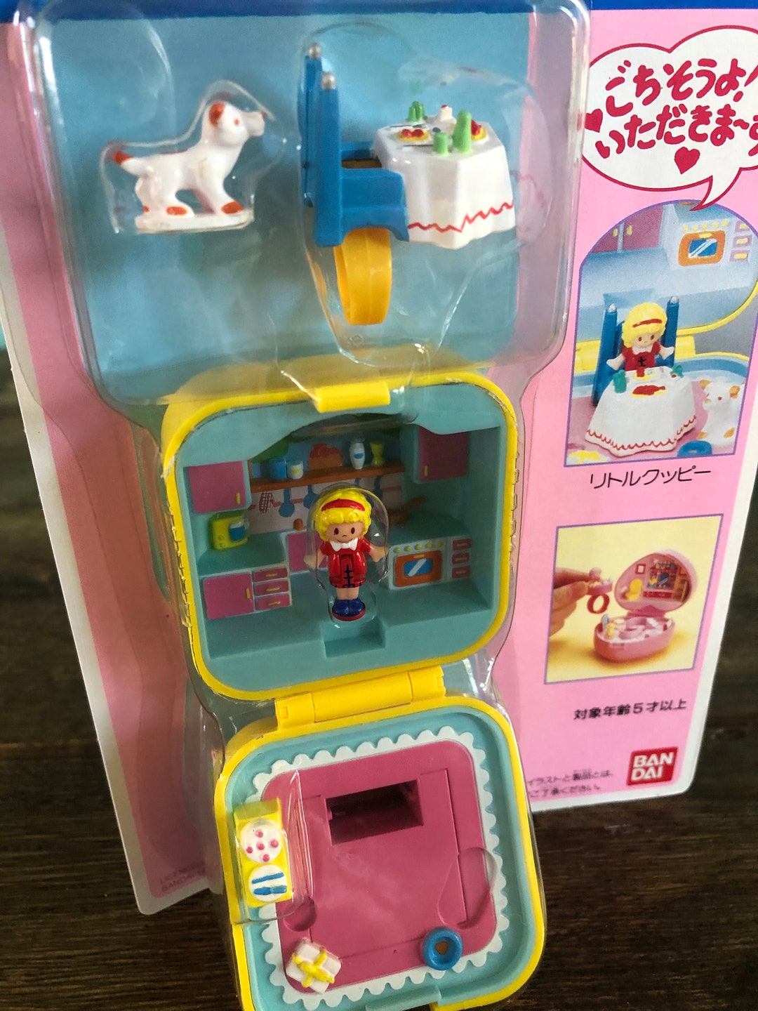 1991 Vintage Polly Pocket-bandai Angel Pocket “dinnertime Ring” *MOC ...