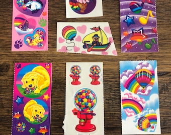 Vintage 90’s Lisa Frank Sticker Lot! *RARE-HTF*