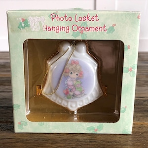 Vintage Enesco Precious Moments Locket Hanging Ornament