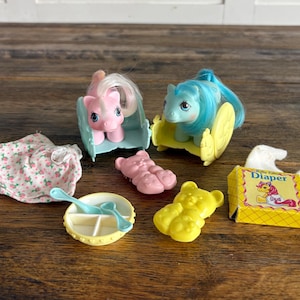 My Little Pony G1 Twins - Etsy
