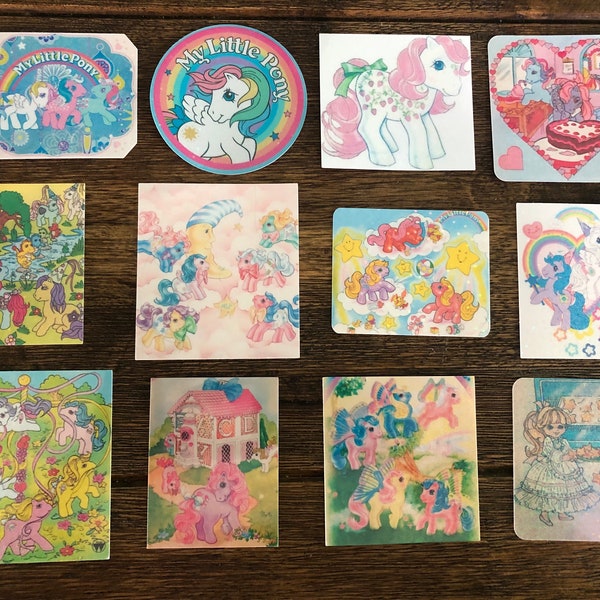 Vintage Style Holographic My Little Pony Inspired Stickers! *YOU CHOOSE* #1