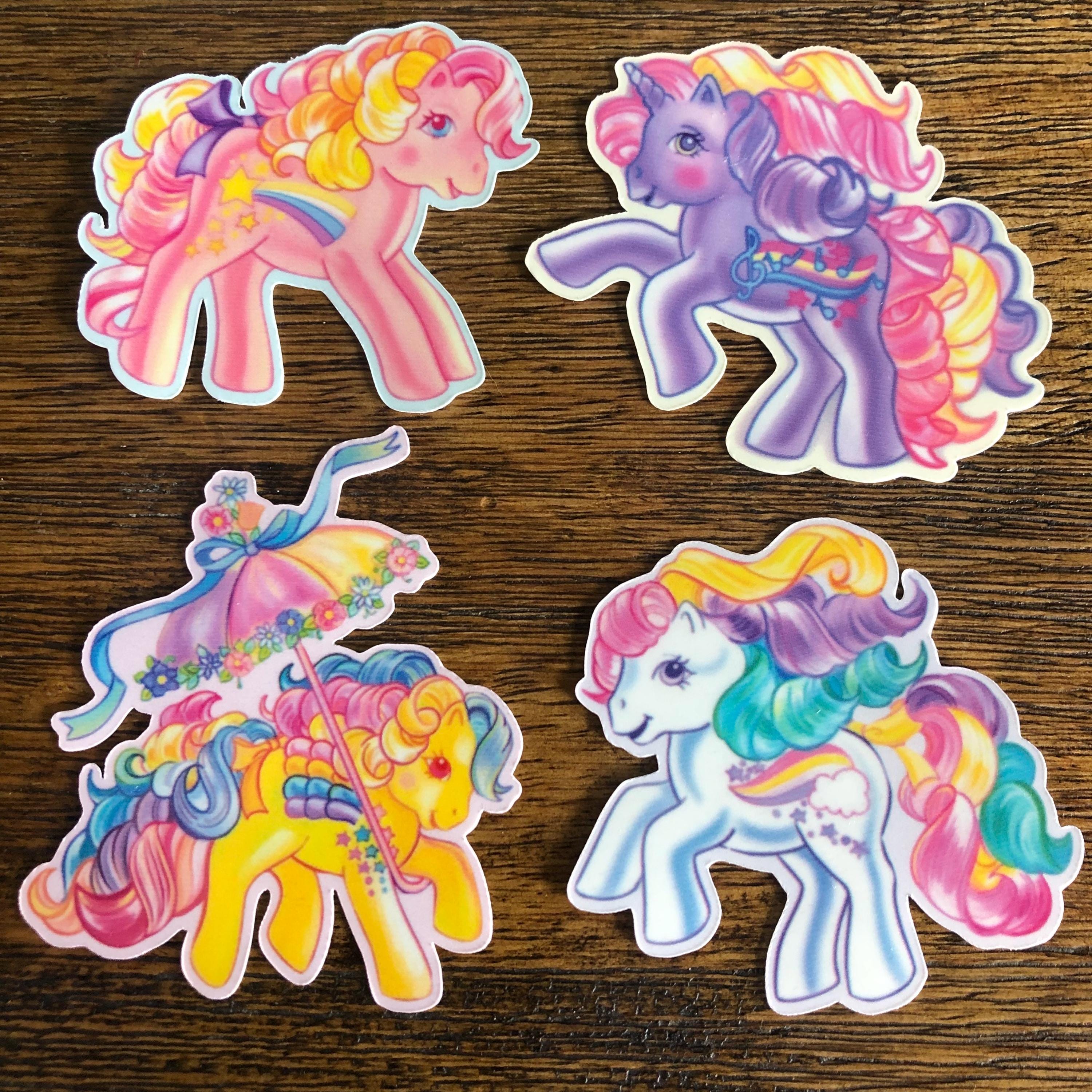 Rainbow Curl Ponies - Etsy