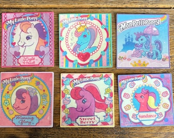 Vintage Style Holographic G2 MLP pony Inspired Stickers! *6 PACK*