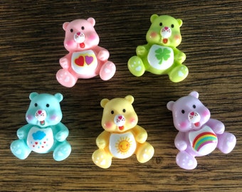 Mini Iridescent Pastel Care Bear Inspired Magnets!