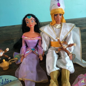 Walt Disney Barbie Doll Figure Mattel Vtg NIB Box 1999 Aladdin