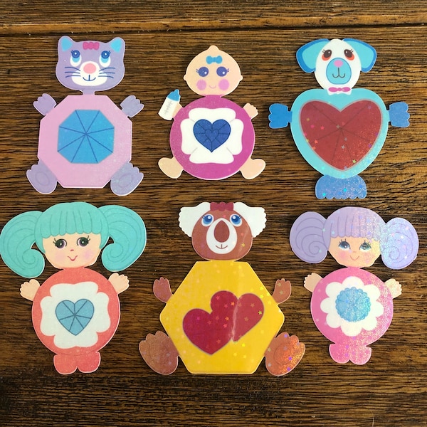 Vintage Sweet Secrets Inspired Holographic Stickers *YOU CHOOSE*