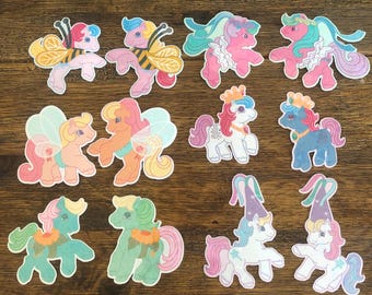 Vintage Style Holographic G2 MLP Baby Twin pony Inspired Stickers! *YOU CHOOSE* #1