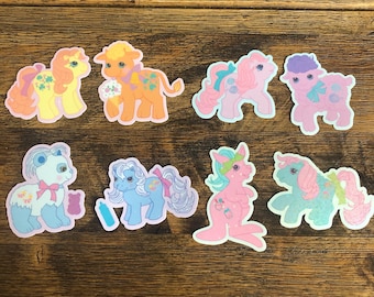 8 Pack Pretty Pony and Pals Sticker Pack~MLP inspired~