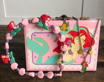 Disney The Little Mermaid Jewelry Box Lot *RARE-HTF*